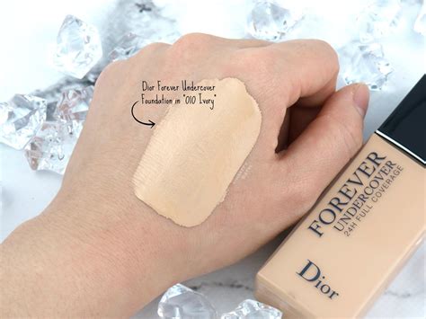 dior forever undercover foundation swatches|Dior forever undercover foundation review.